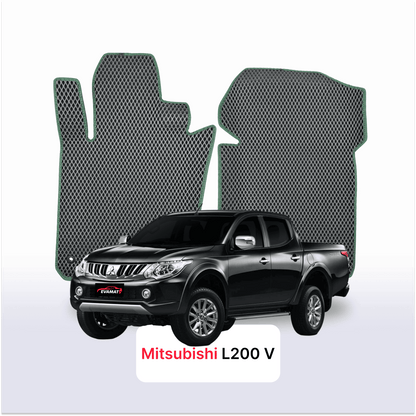 Fußmatten EVA für Mitsubishi L200 5 gen 2015-2023 jahr PICK-UP  doppelkabine
