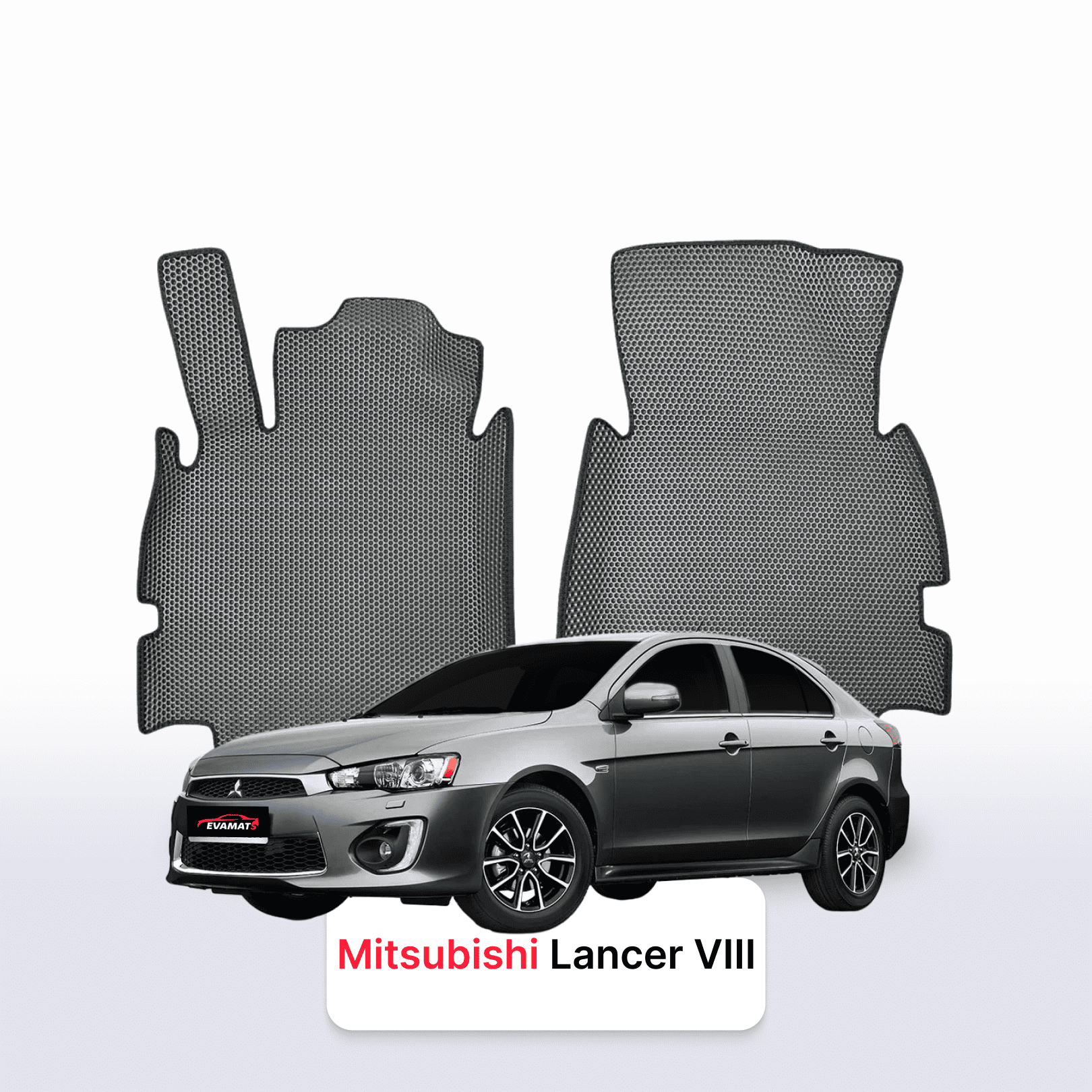 Fußmatten EVA für Mitsubishi Lancer 8 gen 2007-2017 jahr SCHÄGHECK 5 türer