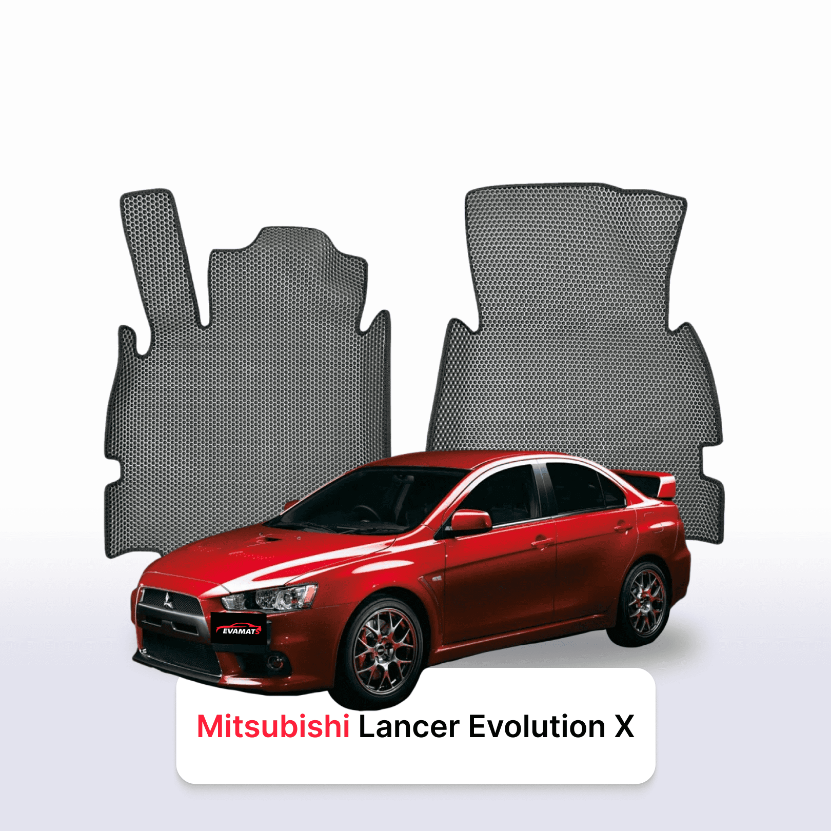 Fußmatten EVA für Mitsubishi Lancer Evolution 10 gen 2007-2016 jahr LIMOUSINE