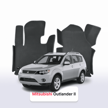 Fußmatten EVA für Mitsubishi Outlander 2 gen 2005-2013 jahr SUV