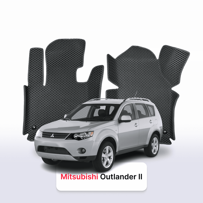 Fußmatten EVA für Mitsubishi Outlander 2 gen 2005-2013 jahr SUV
