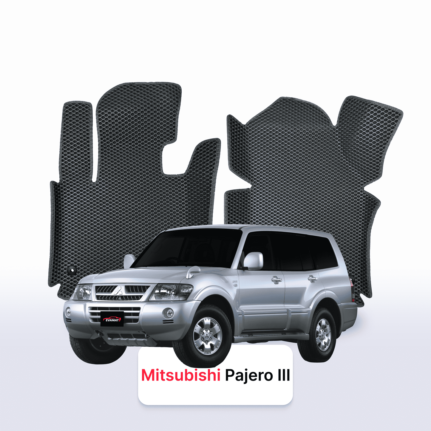 Fußmatten EVA für Mitsubishi Pajero 3 gen 1999-2006 jahr SUV