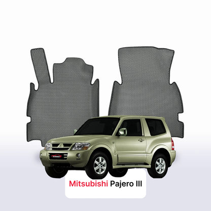 Fußmatten EVA für Mitsubishi Pajero 3 gen 1999-2006 jahr SUV 3 türer