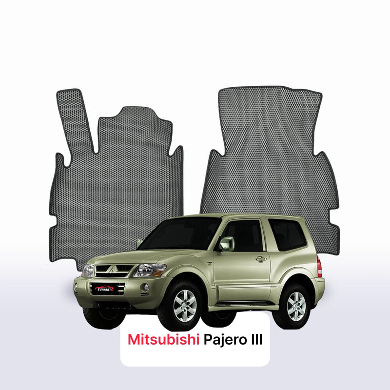 Fußmatten EVA für Mitsubishi Pajero 3 gen 1999-2006 jahr SUV 3 türer