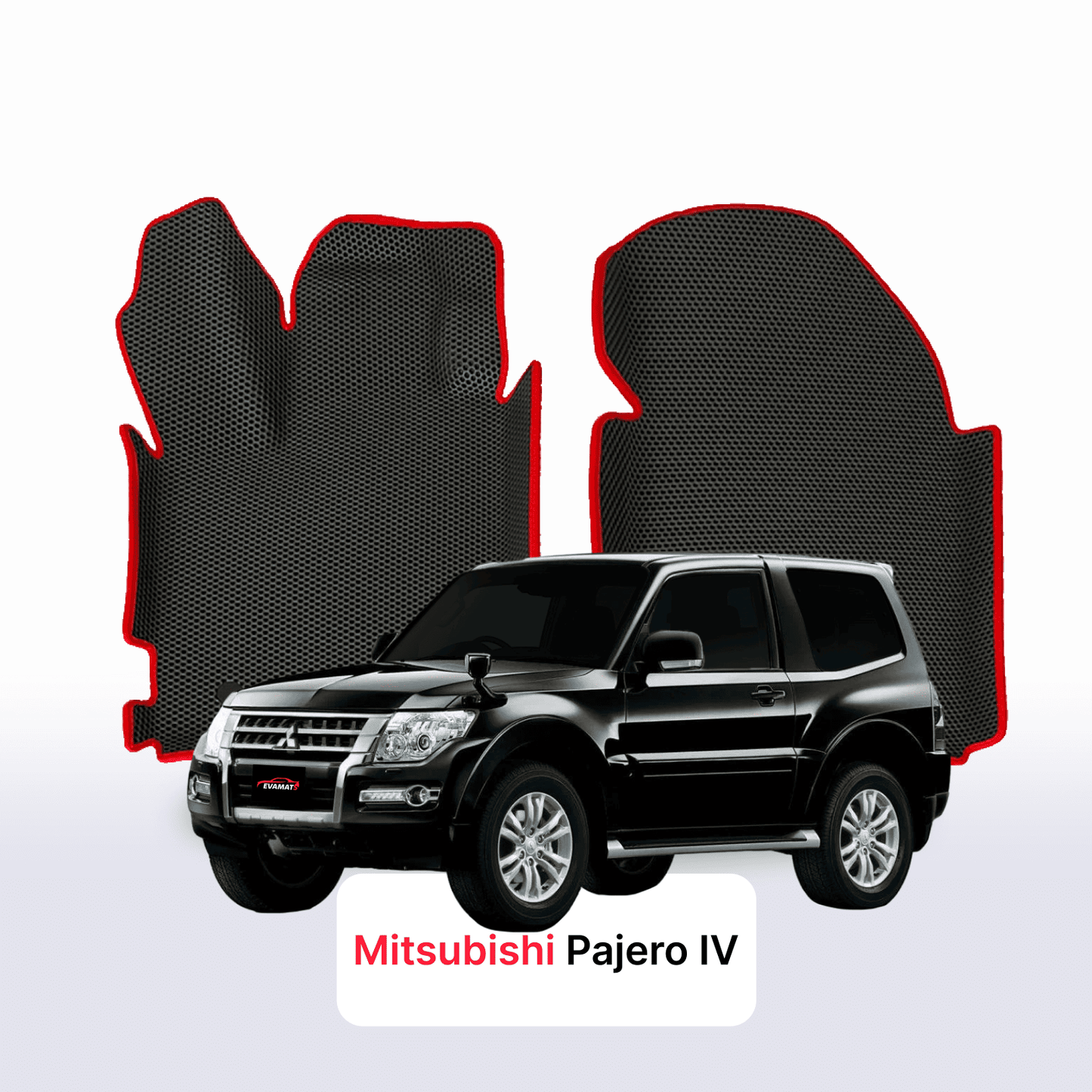 Fußmatten EVA für Mitsubishi Pajero 4 gen 2006-2023 jahr SUV 3 türer