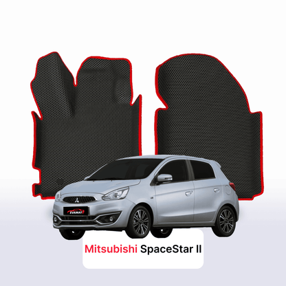 Fußmatten EVA für Mitsubishi Space Star 2 gen 2012-2023 jahr SCHÄGHECK 5 türer
