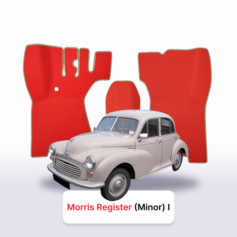 Fußmatten EVA für Morris Register Minor Series 2 2 gen 1948-1971 jahr SCHÄGHECK 5 türer