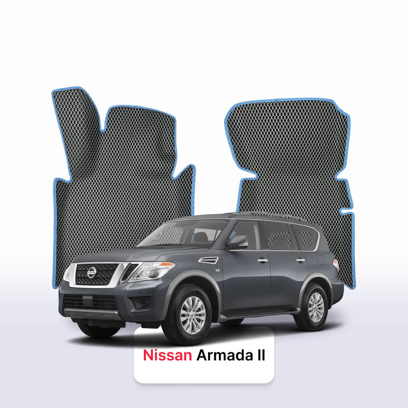Fußmatten EVA für Nissan Armada II gen 2017-2024 jahr SUV