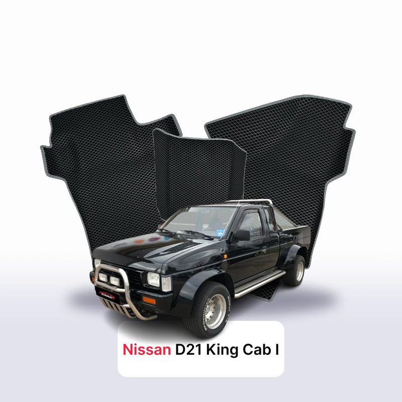Fußmatten EVA für Nissan D21 King Cab I gen 1985-1997 jahr PICK-UP einzelkabine