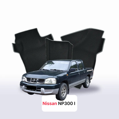 Fußmatten EVA für Nissan NP300 I gen 2008-2015 Jahr PICK-UP DOPPELKABINE