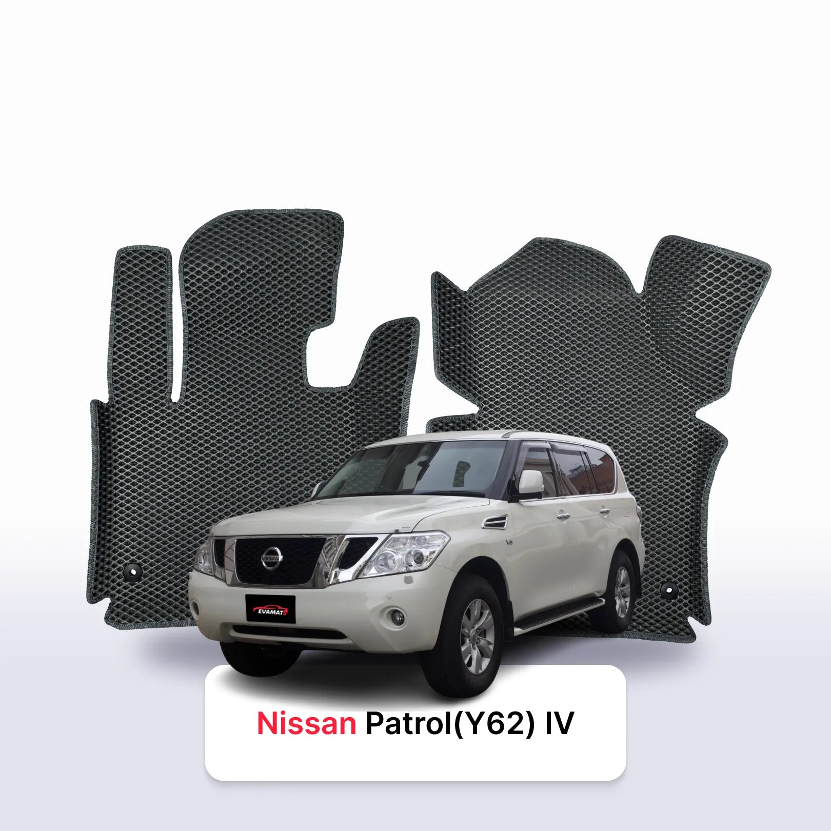 Fußmatten EVA für Nissan Patrol(Y62) IV gen 2010-2025 jahr SUV