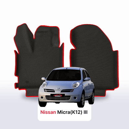 Fußmatten EVA für Nissan Micra(K12) III gen 2002-2010 jahr SCHÄGHECK 5 türer
