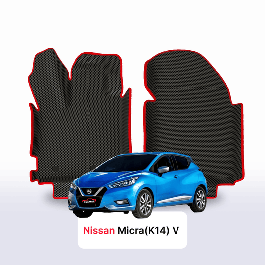 Fußmatten EVA für Nissan Micra(K14) V gen 2017-2023 jahr SCHÄGHECK 5 türer