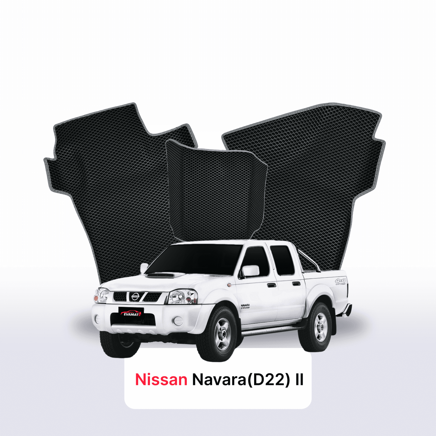 Fußmatten EVA für Nissan Navara(D22)(Frontier) II gen 1998-2007 jahr PICK-UP extrakabine