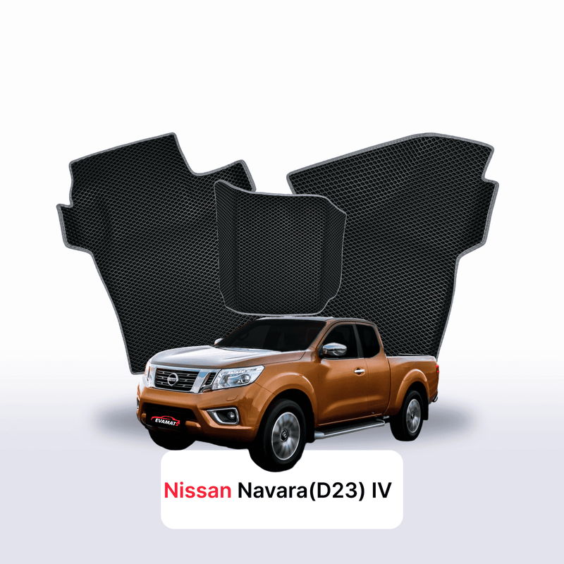 Fußmatten EVA für Nissan Navara (D23)(Frontier) IV gen 2014-2026 Jahr PICK-UP extrakabine