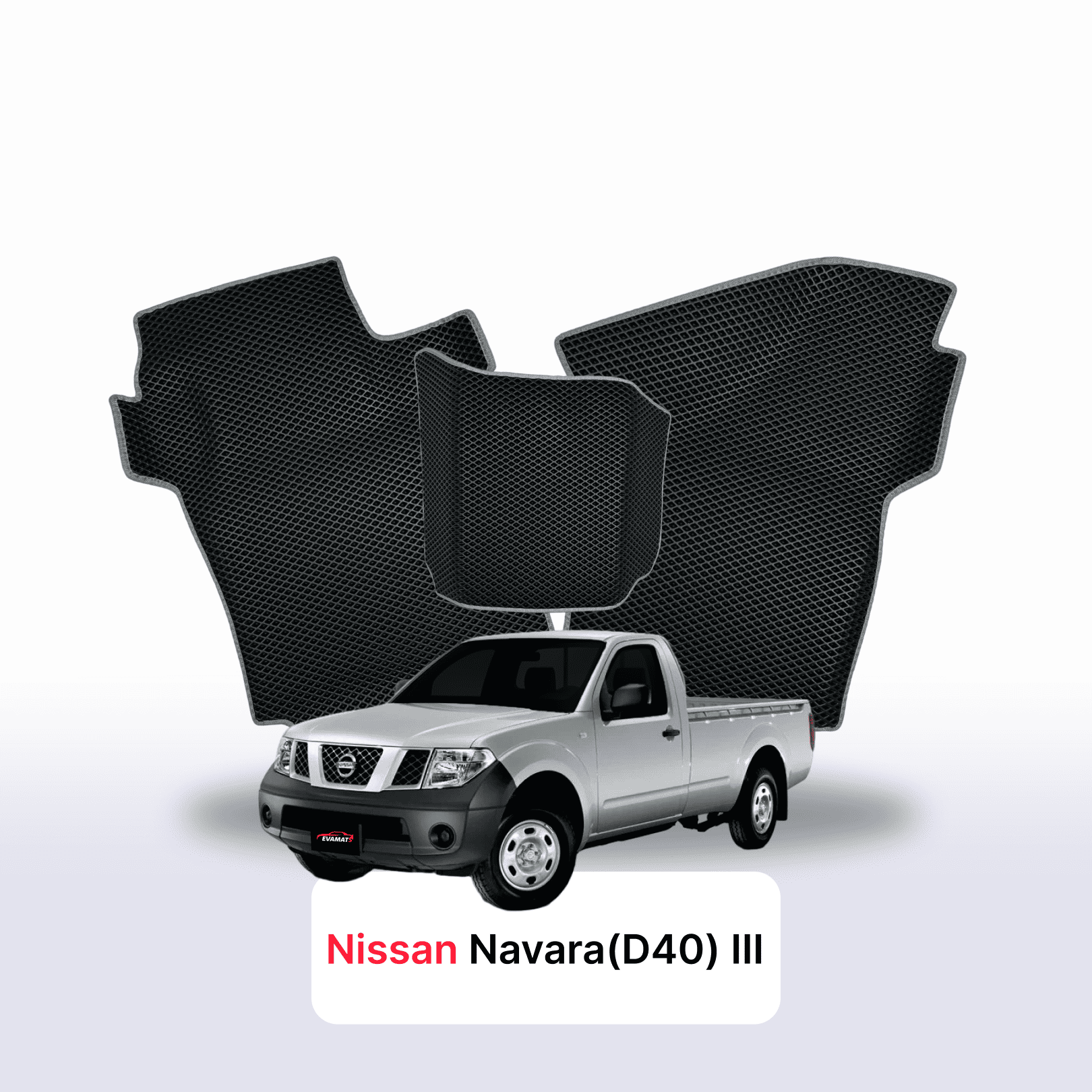 Fußmatten EVA für Nissan Navara(D40)(Frontier) III gen 2004-2015 jahr PICK-UP einzelkabine