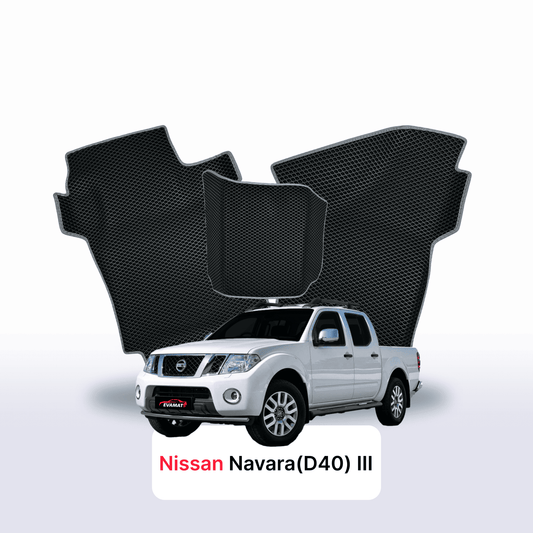 Fußmatten EVA für Nissan Navara(D40)(Frontier) III gen 2004-2015 jahr PICK-UP doppelkabine
