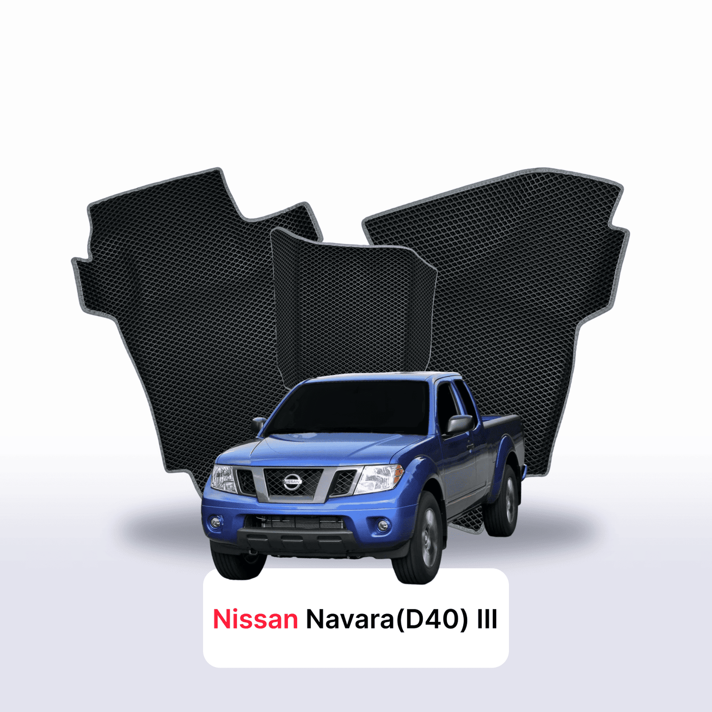 Fußmatten EVA für Nissan Navara (D40)(Frontier) III gen 2004-2015 jahr PICK-UP extrakabine
