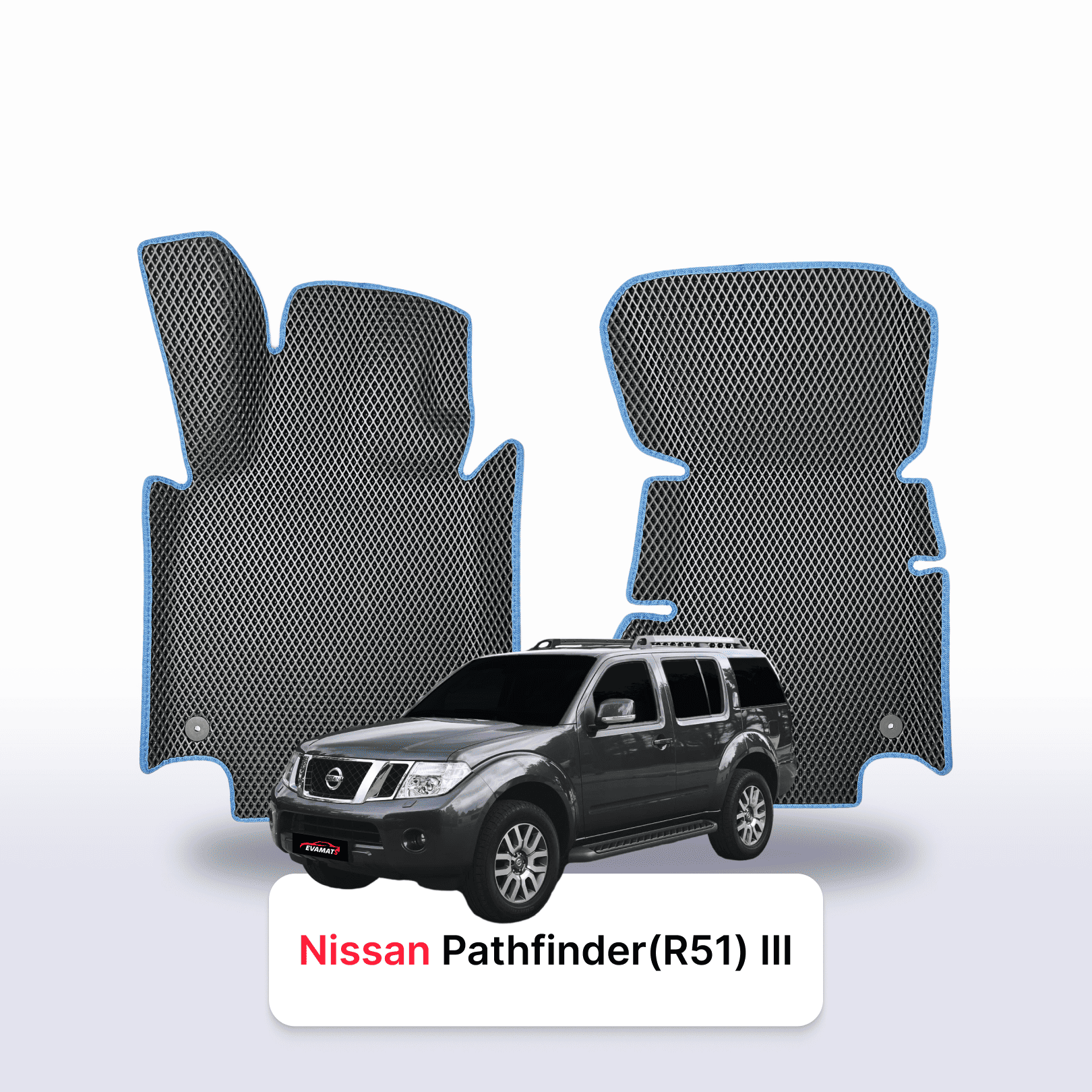 Fußmatten EVA für Nissan Pathfinder(R51) III gen 2004-2014 jahr SUV