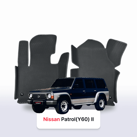 Fußmatten EVA für Nissan Patrol(Y60) II gen 1987-1997 Jahr SUV 5-Türer