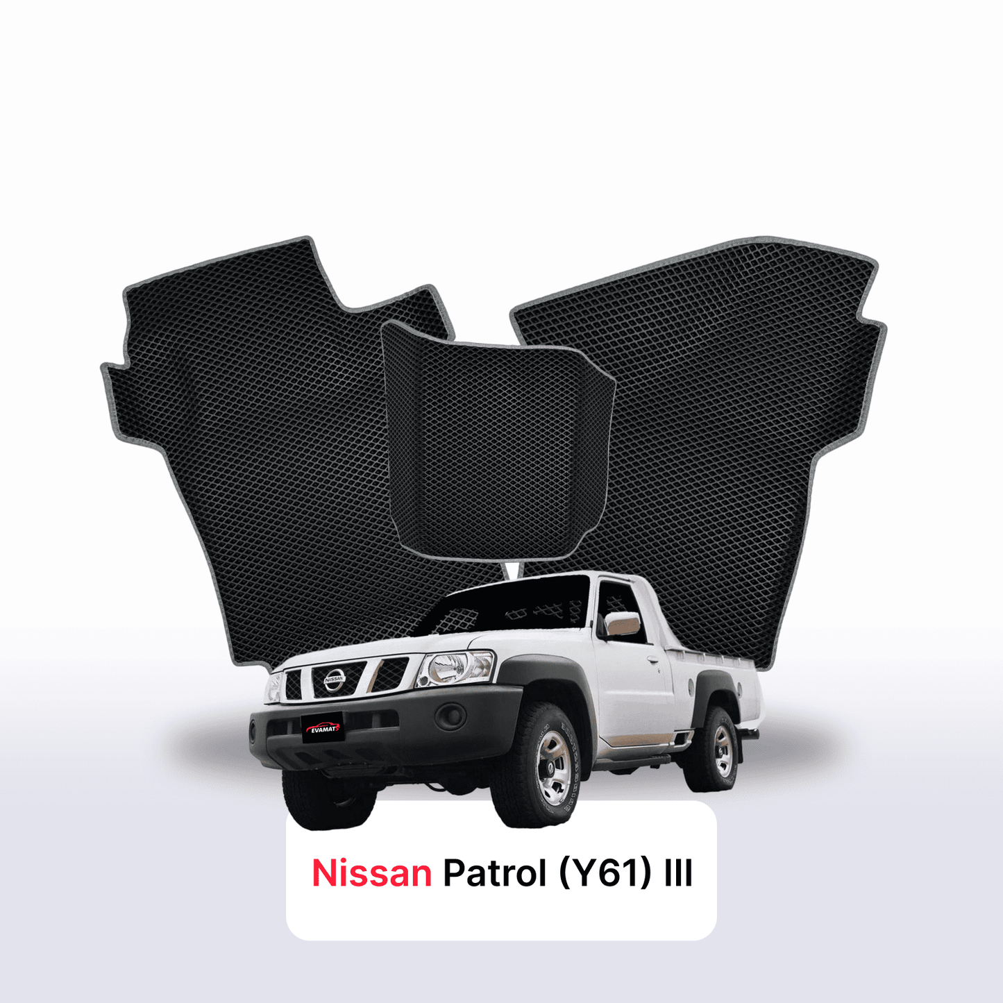 Fußmatten EVA für Nissan Patrol(Y61) III gen 1997-2014 jahr PICK-UP einzelkabine