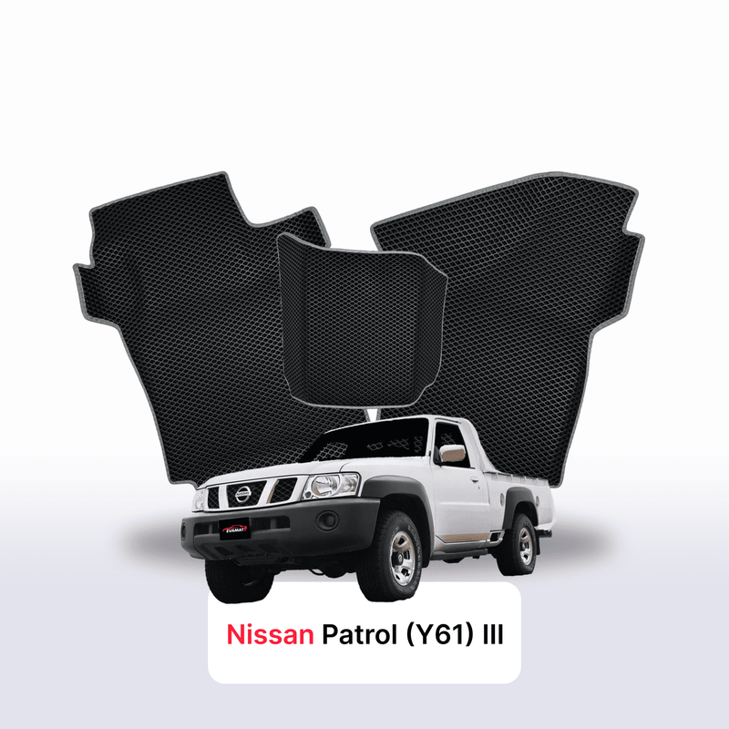 Fußmatten EVA für Nissan Patrol(Y61) III gen 1997-2014 jahr PICK-UP einzelkabine