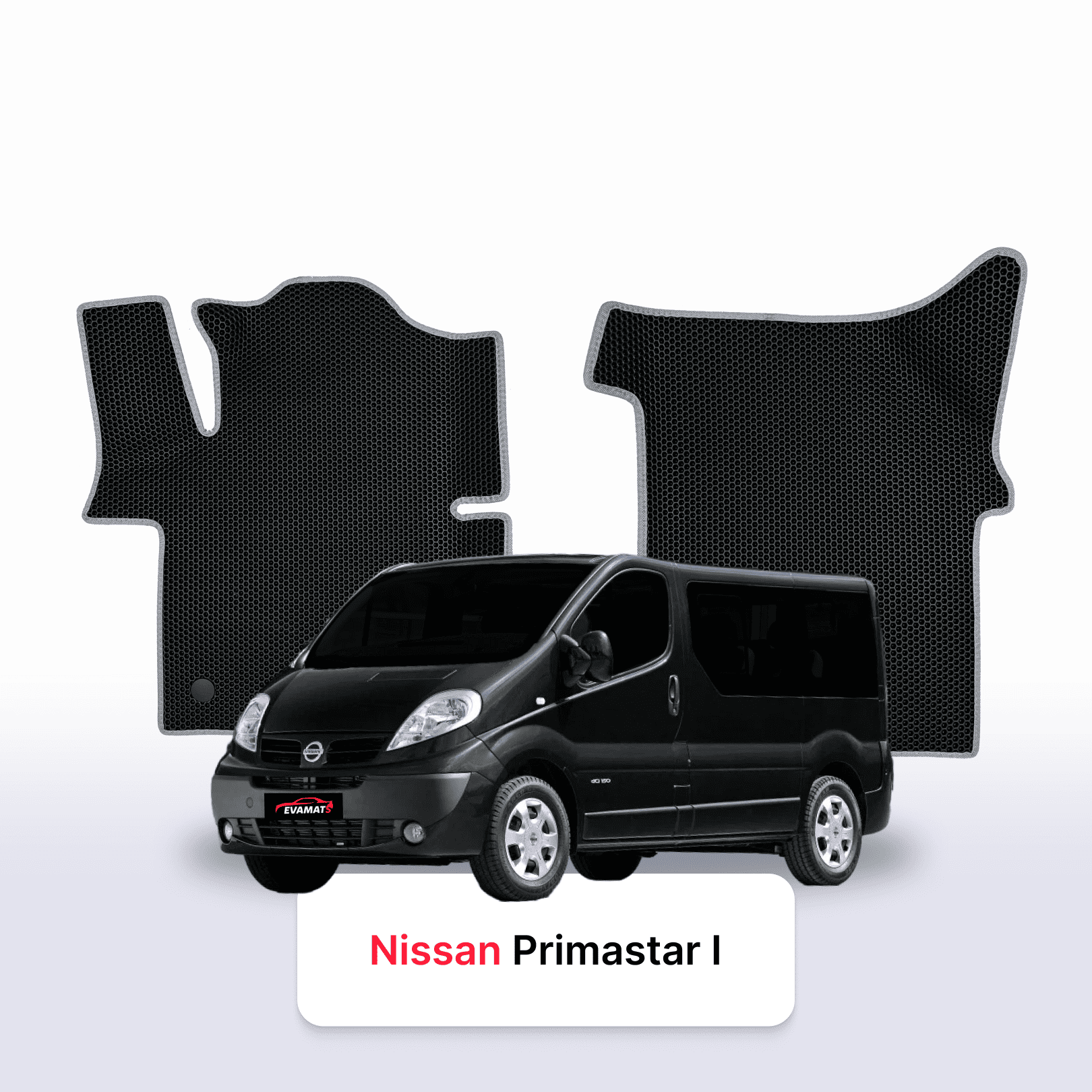 Fußmatten EVA für Nissan Primastar I gen 2002-2014 jahr MINIVAN
