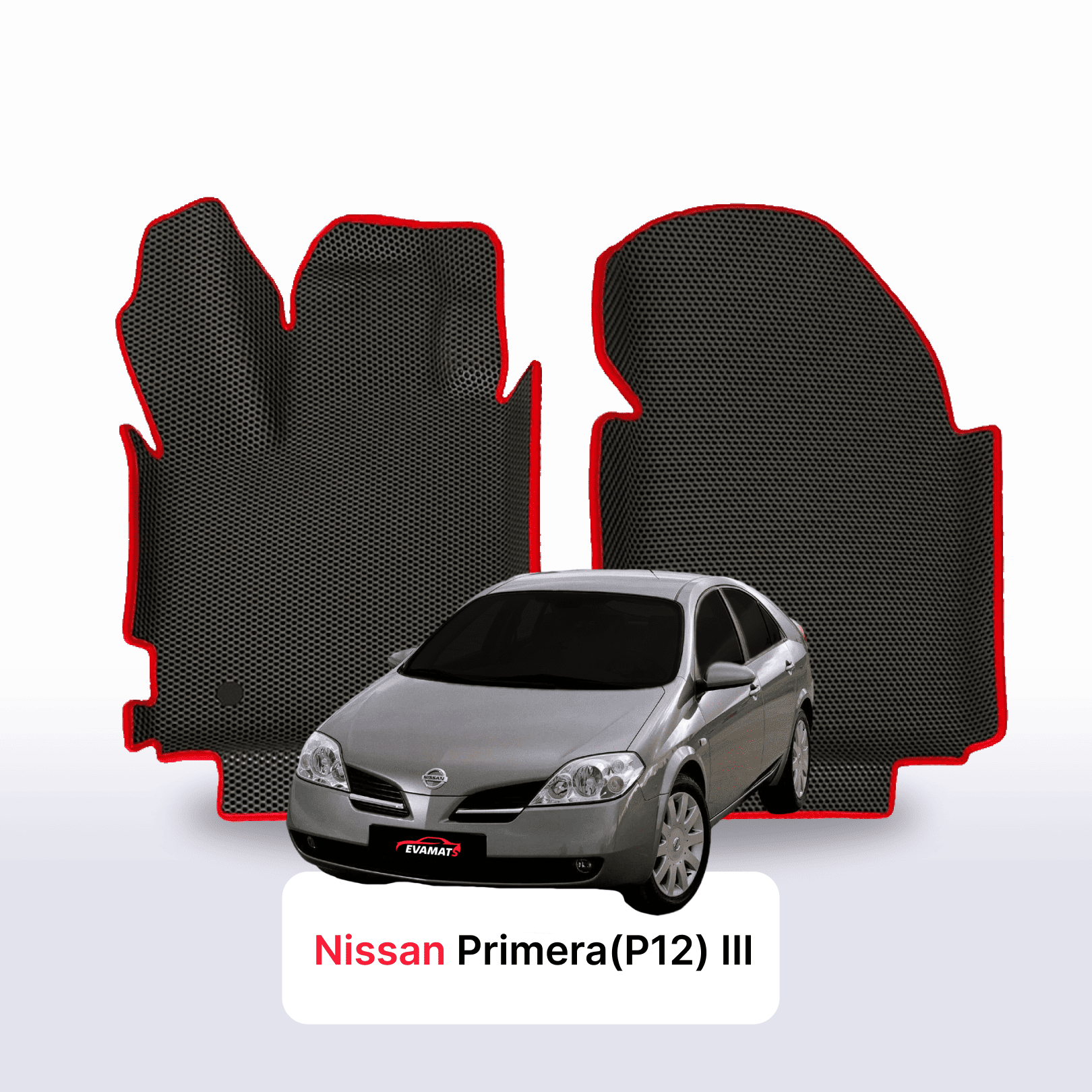 Fußmatten EVA für Nissan Primera(P12) III gen 2001-2008 jahr LIFTBACK