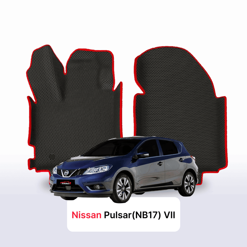 Fußmatten EVA für Nissan Pulsar(NB17) VII gen 2014-2018 jahr SCHÄGHECK 5 türer