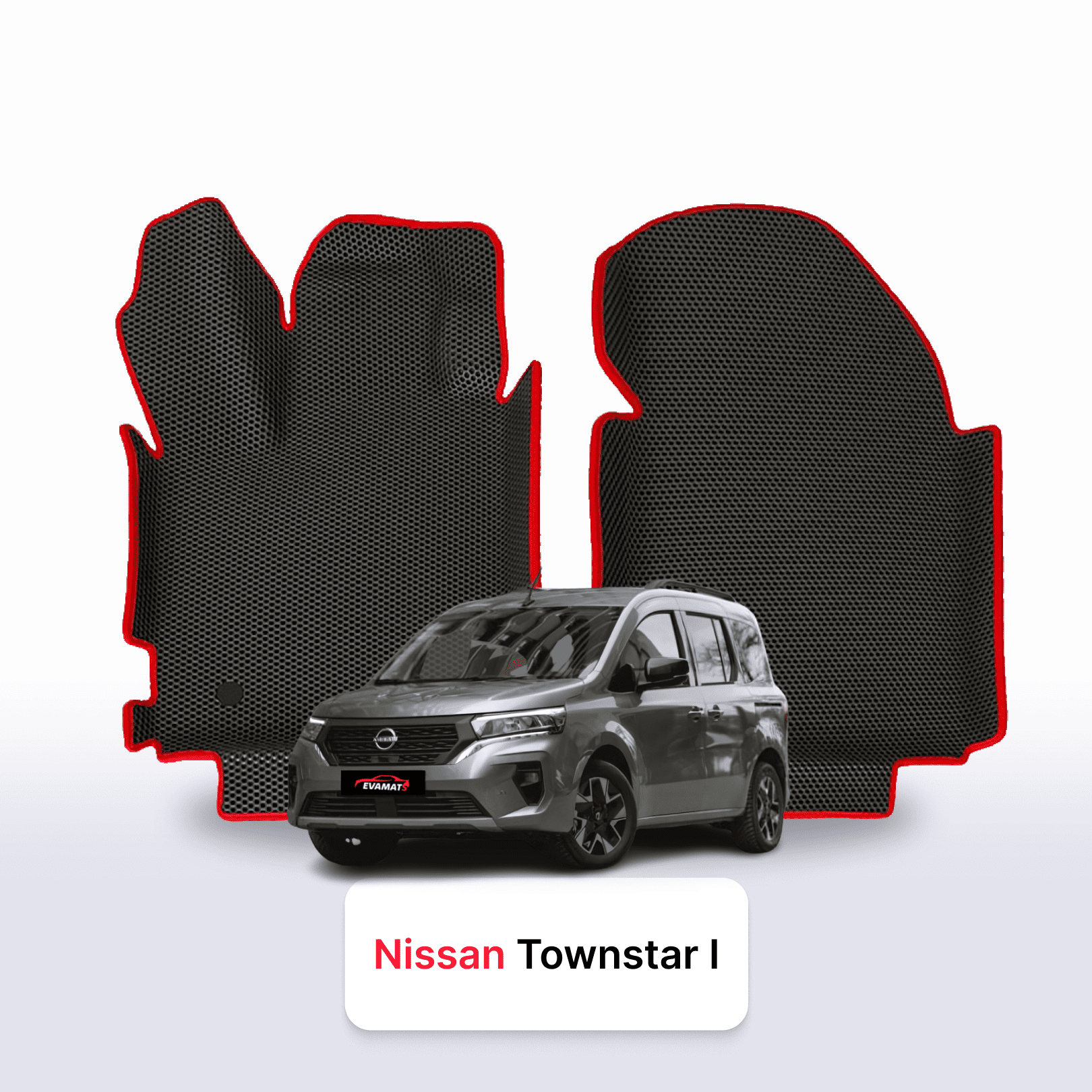 Fußmatten EVA für Nissan Townstar I gen 2021-2028 jahr MINIVAN