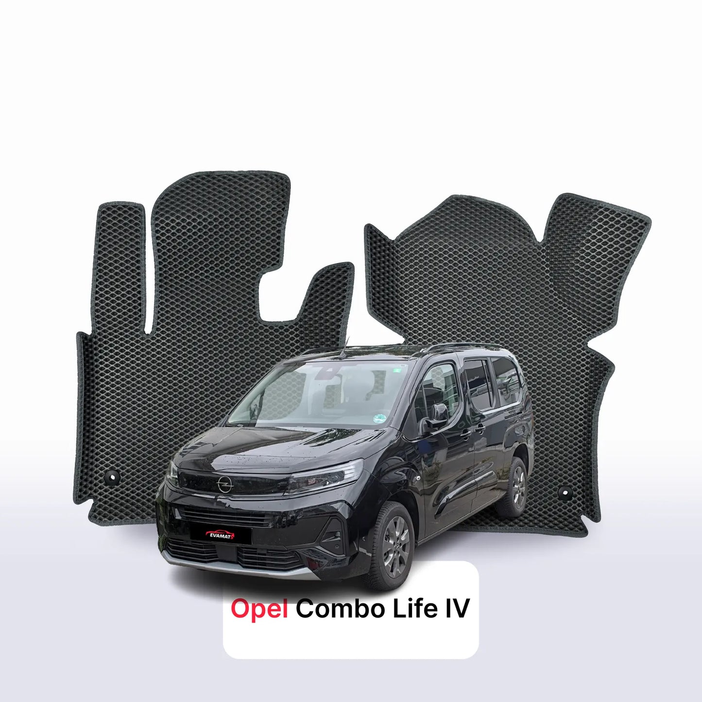 Fußmatten EVA für Opel Combo Life 4 gen 2018-2027 jahr MINIVAN
