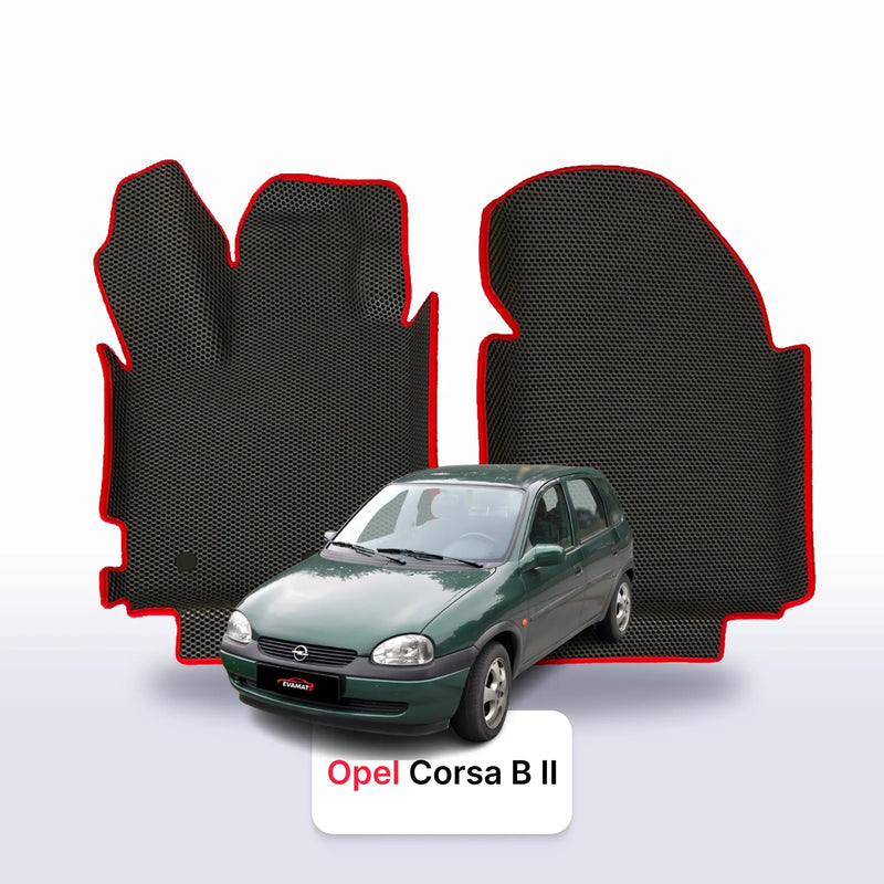 Fußmatten EVA für Opel Corsa B 2 gen 1993-2000 jahr SCHÄGHECK 5 türer