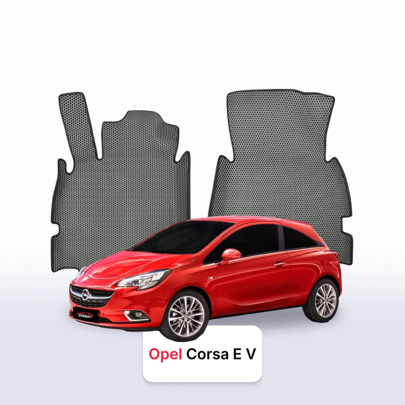 Fußmatten EVA für Opel Corsa E 5 gen 2014-2019 jahr SCHÄGHECK 3 türer