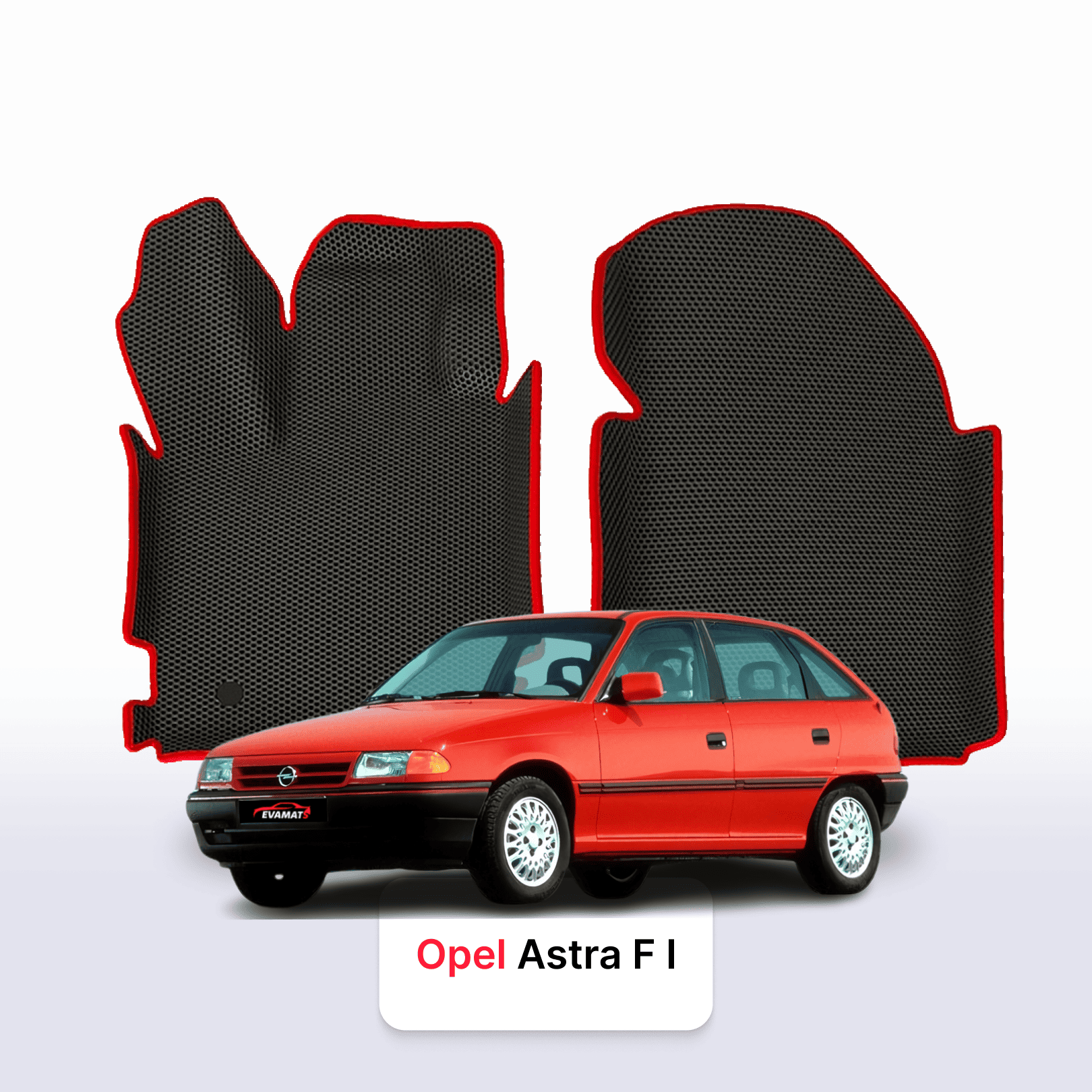 Fußmatten EVA für Opel Astra F 1 gen 1991-2002 jahr SCHÄGHECK 5 türer