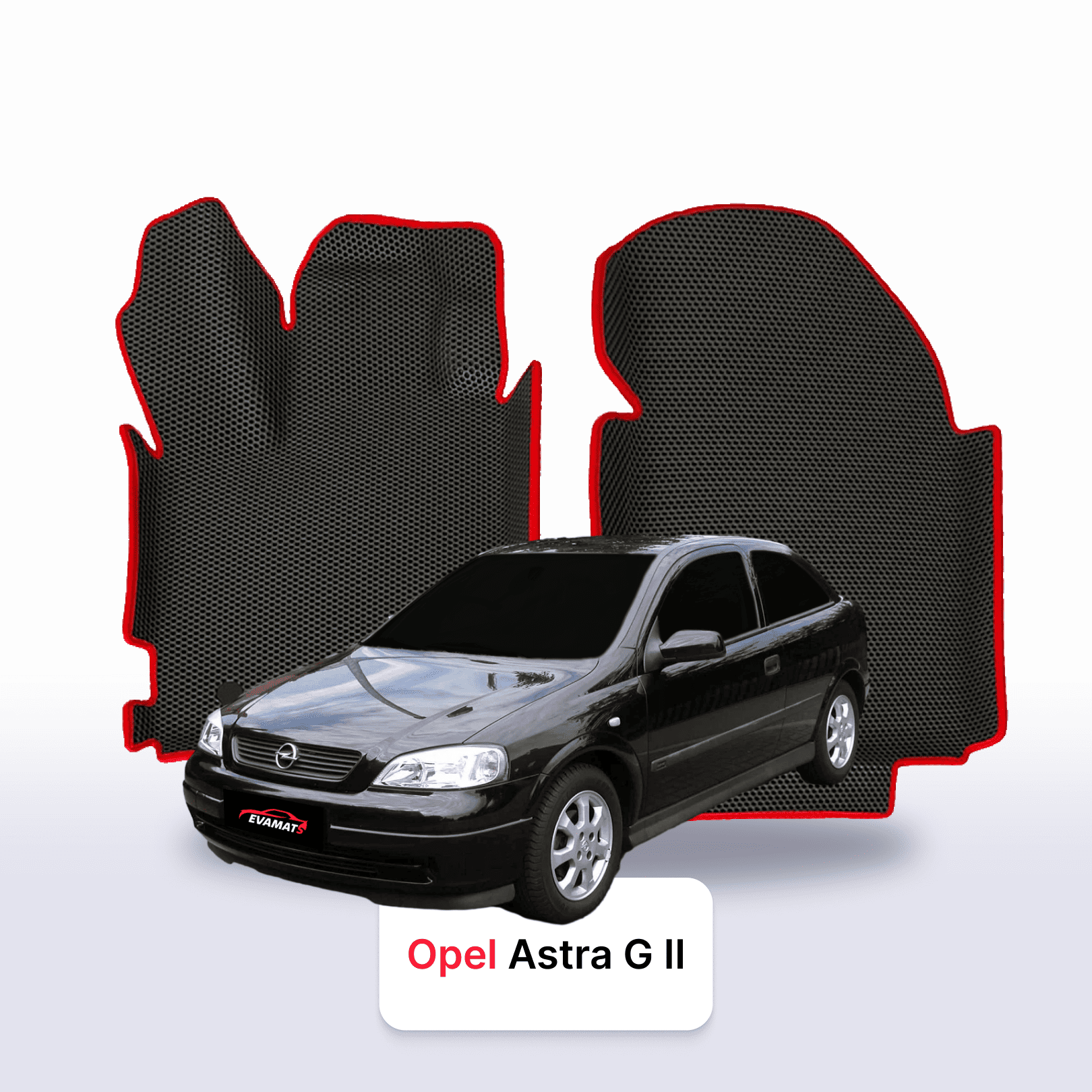 Fußmatten EVA für Opel Astra G 2 gen 1998-2009 jahr SCHÄGHECK 3 türer