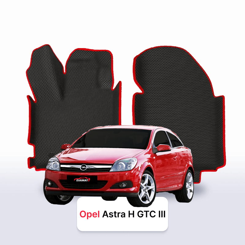 Fußmatten EVA für Opel Astra H GTC 3 gen 2004-2014 jahr SCHÄGHECK 3 türer
