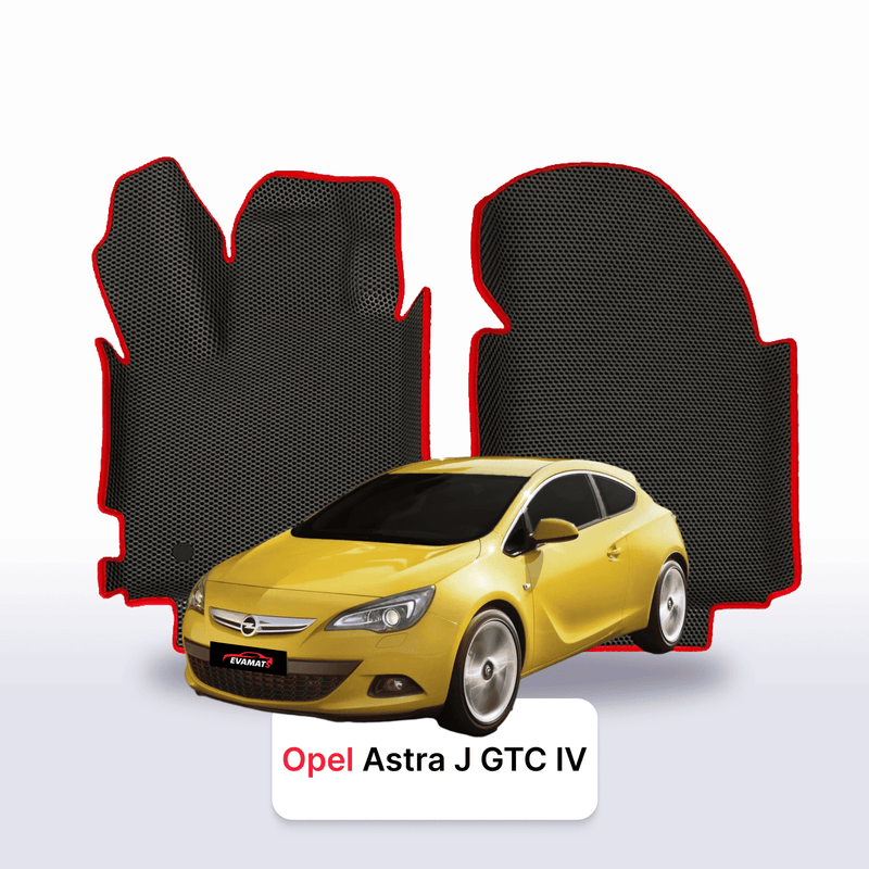 Fußmatten EVA für Opel Astra J GTC 4 gen 2012-2018 jahr SCHÄGHECK 3 türer
