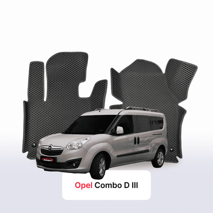 Fußmatten EVA für Opel Combo D 3 gen 2011-2017 jahr MINIVAN LWB