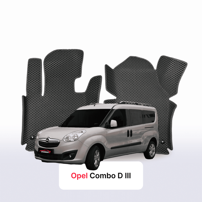 Fußmatten EVA für Opel Combo D 3 gen 2011-2017 jahr MINIVAN LWB