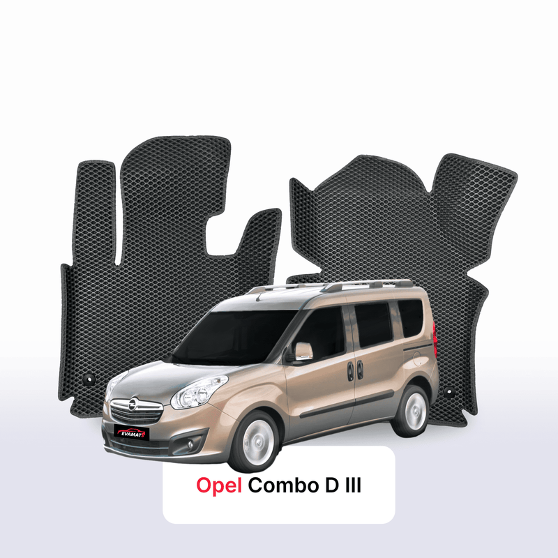 Fußmatten EVA für Opel Combo D 3 gen 2011-2017 jahr MINIVAN SWB
