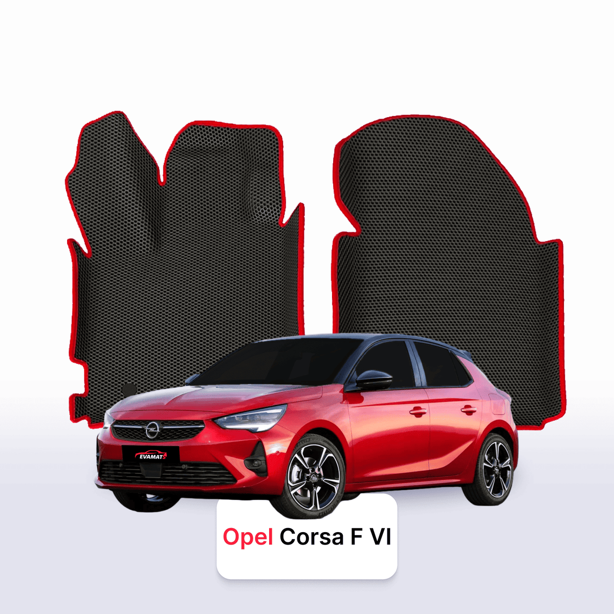 Car mats EVA for Opel Corsa F 6 gen 2019-2028 year HATCHBACK 5 door