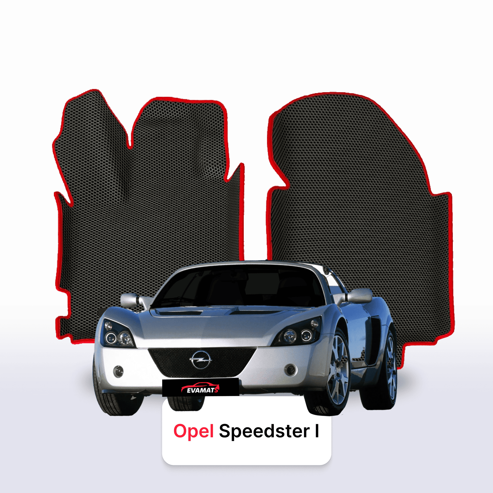 Fußmatten EVA für Opel Speedster 1 gen 2000-2005 jahr TARGA