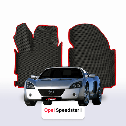 Fußmatten EVA für Opel Speedster 1 gen 2000-2005 jahr TARGA