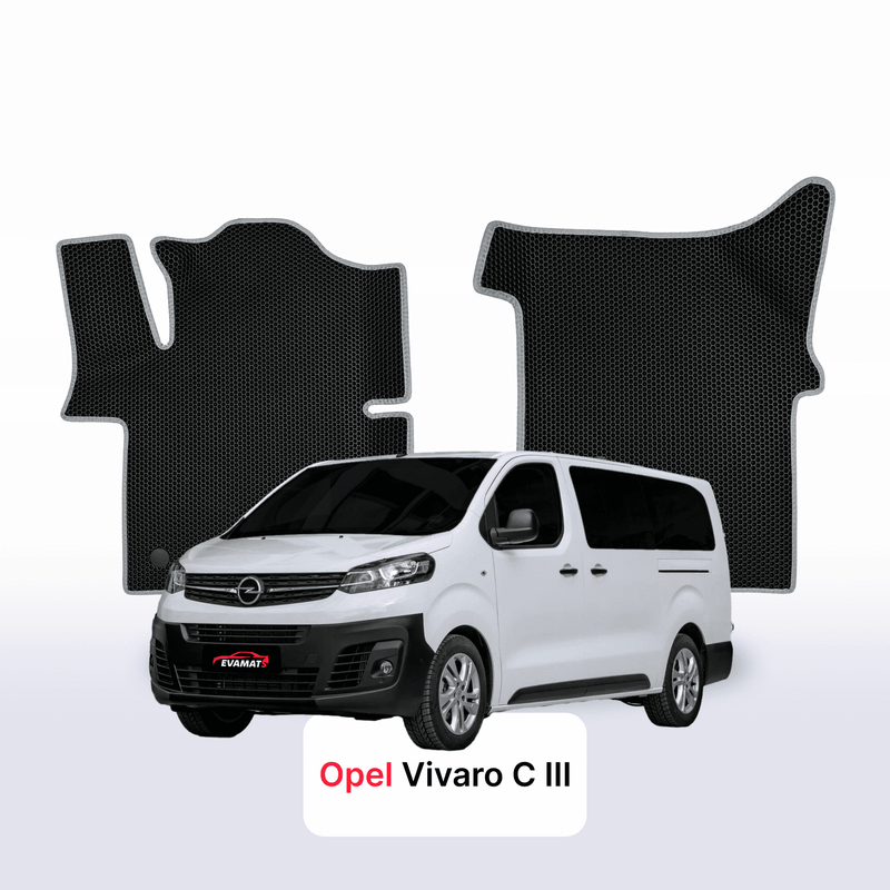 Fußmatten EVA für Opel Vivaro C 3 gen 2019-2028 Jahr MINIVAN