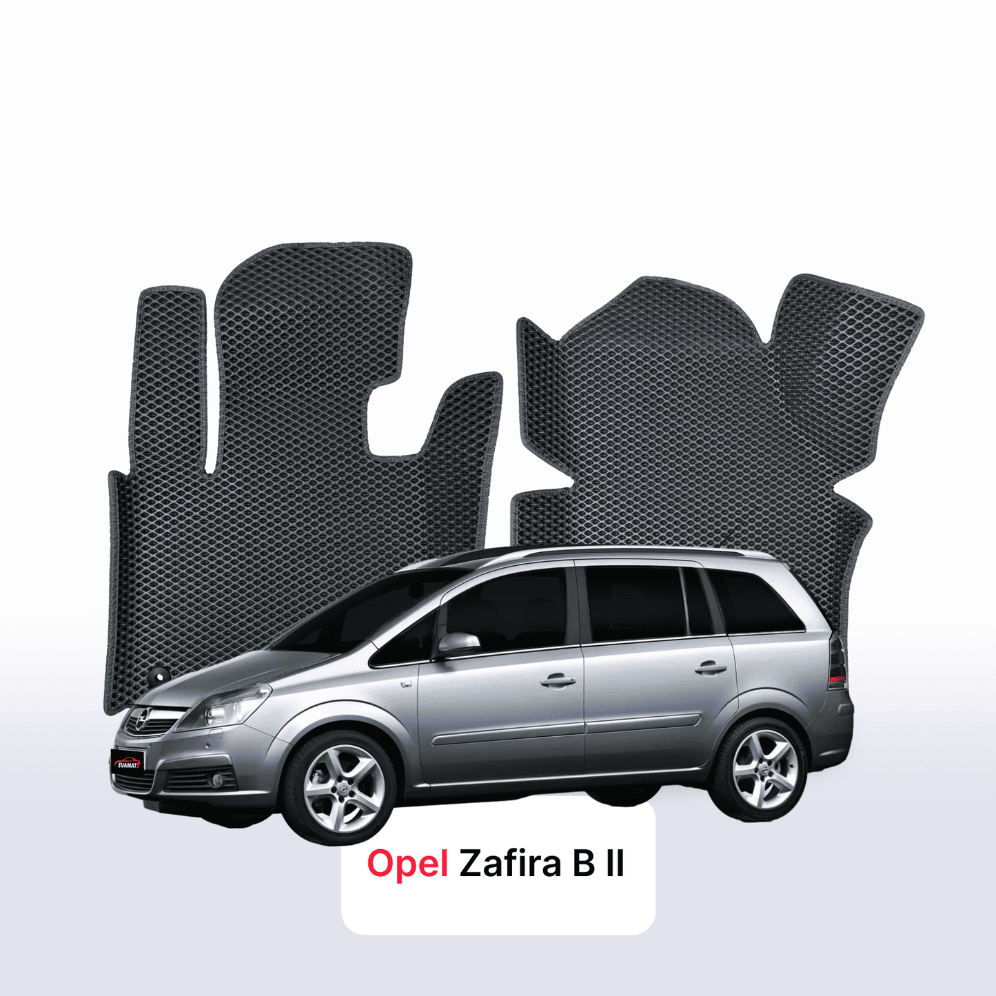 Fußmatten EVA für Opel Zafira B 2 gen 2005-2014 jahr MINIVAN