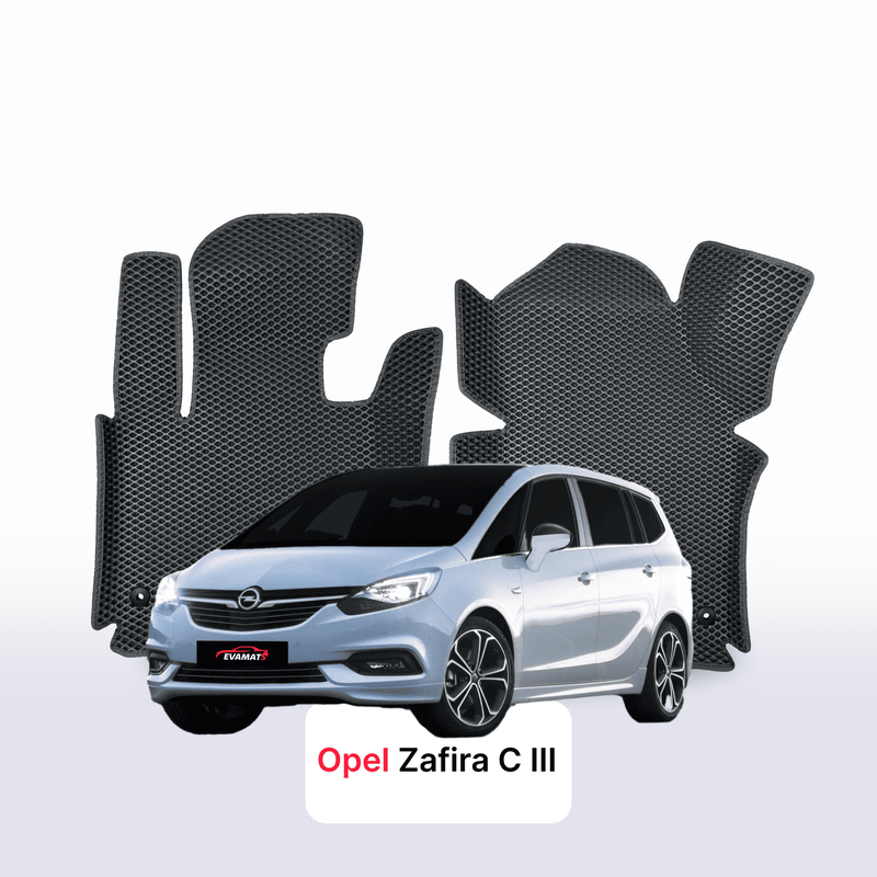 Fußmatten EVA für Opel Zafira C 3 gen 2011-2019 Jahr MINIVAN