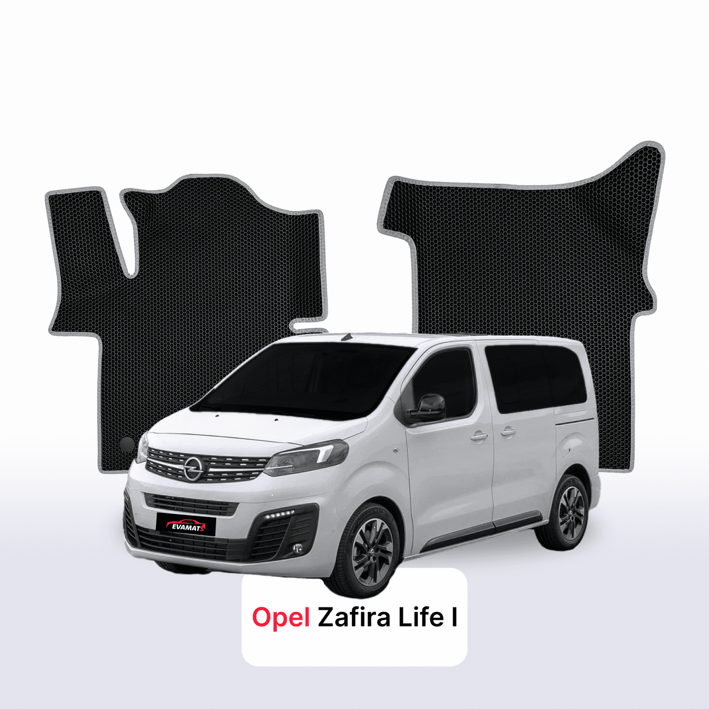 Fußmatten EVA für Opel Zafira Life 1 gen 2019-2027 jahr MINIVAN S