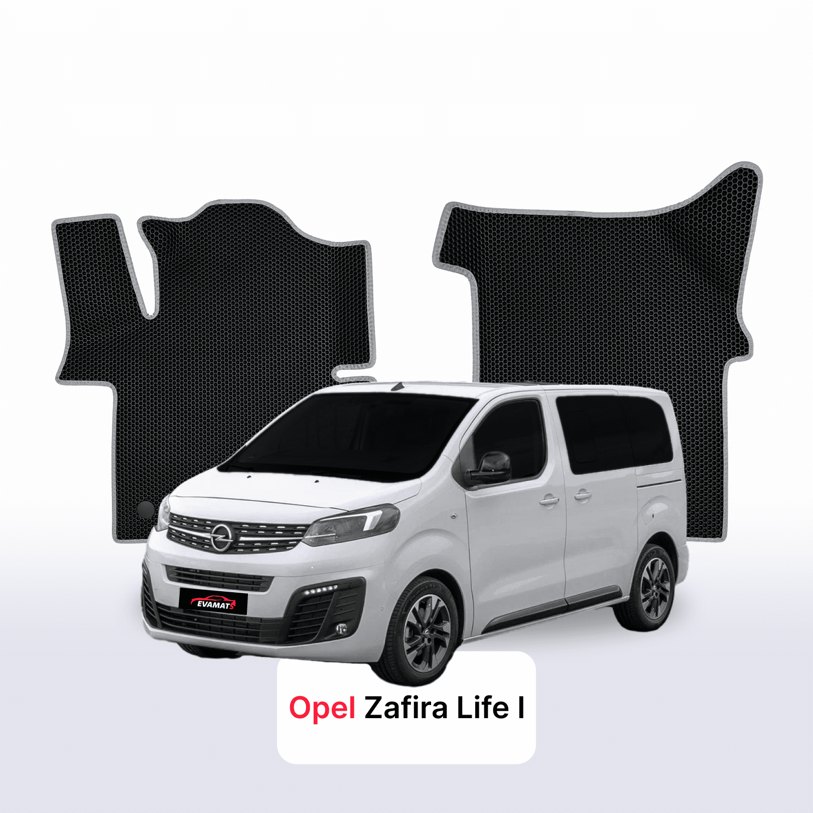 Fußmatten EVA für Opel Zafira Life 1 gen 2019-2027 jahr MINIVAN S