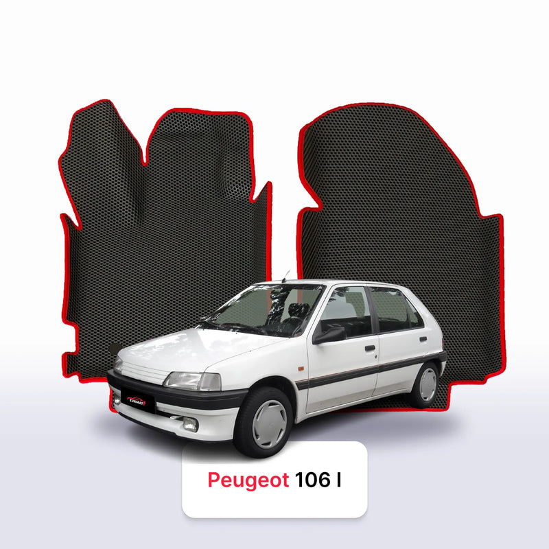 Car mats EVA for Peugeot 106 1 gen 1991-2003 year HATCHBACK 5 door