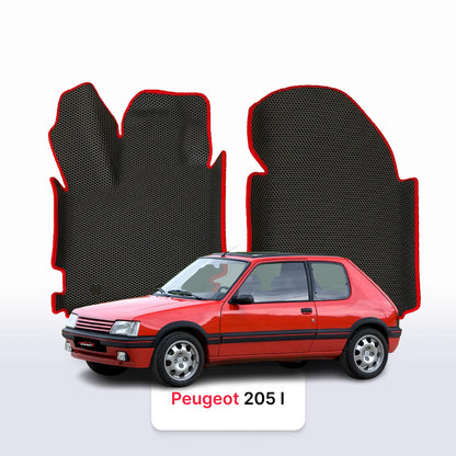 Fußmatten EVA für Peugeot 205 1 gen 1983-1998 jahr SCHÄGHECK 3 türer